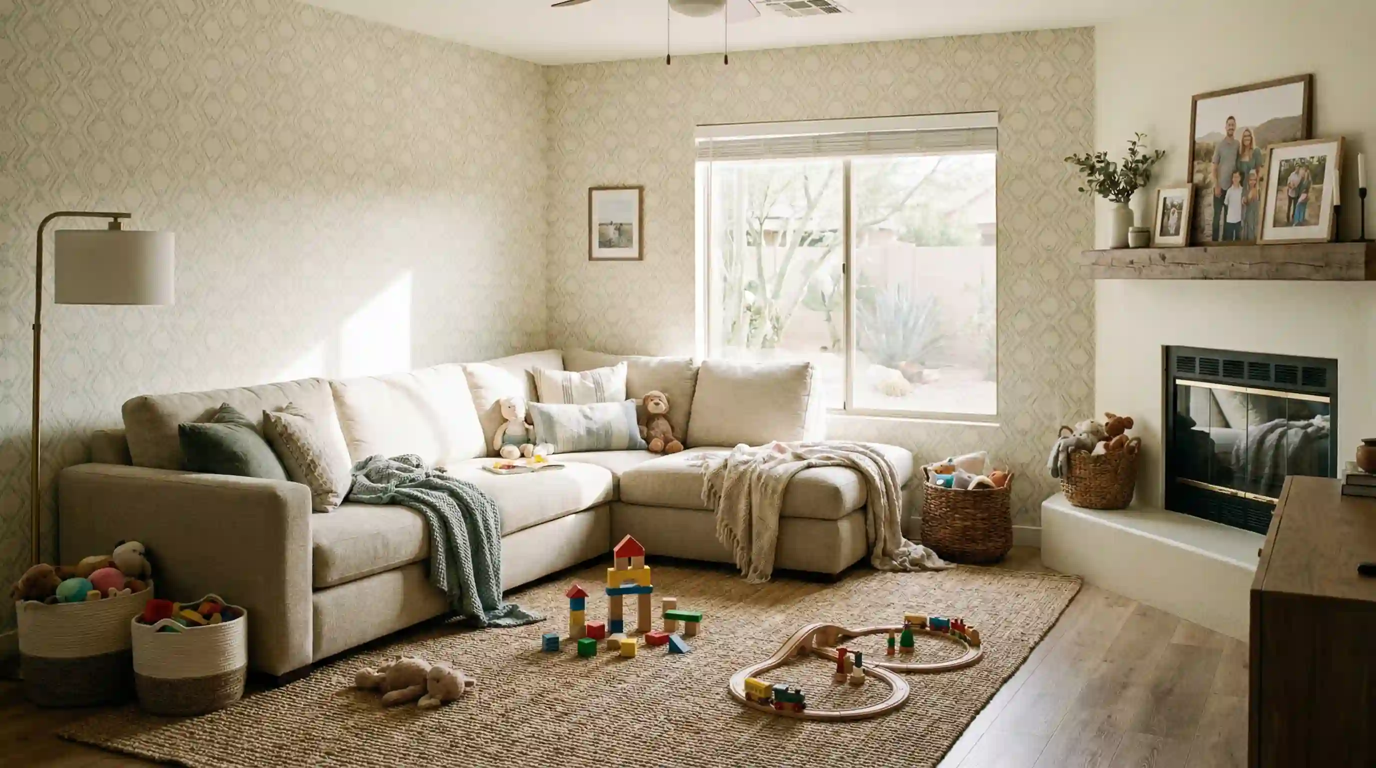 Residential wallpaper installation in Greenwood Village, CO